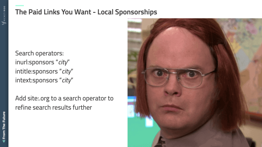 search operators for local sponsorships