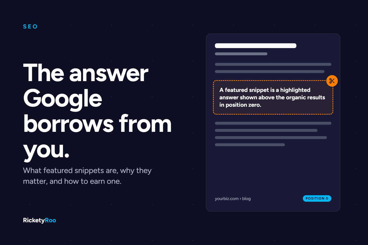 How to write featured snippets