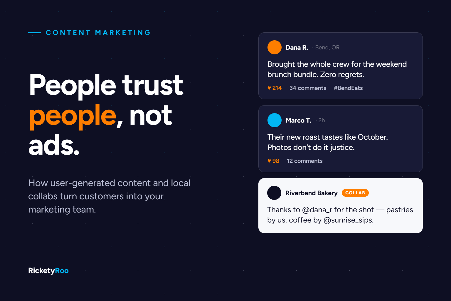 Local user generated content