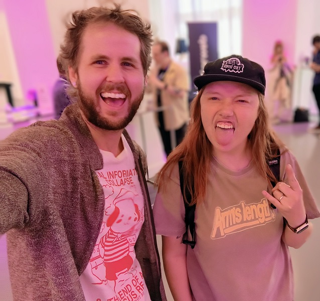 Caleb Cosper and Brie Anderson at SEO Week 2025