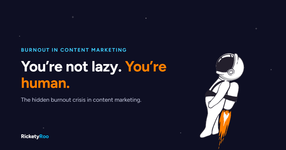 Content marketer burnout