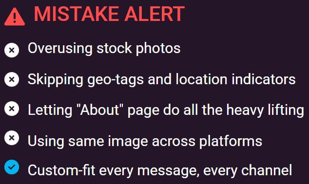 Local SEO for Good - Mistakes to Avoid