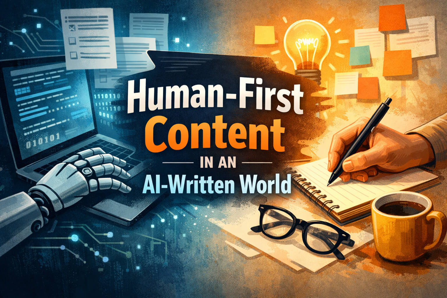 Human-first content in an AI-written world
